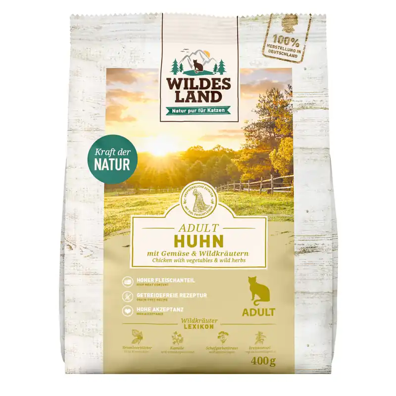 Versand Am Gleichen Tag WILDES LAND Truthahn Huhn 400 g